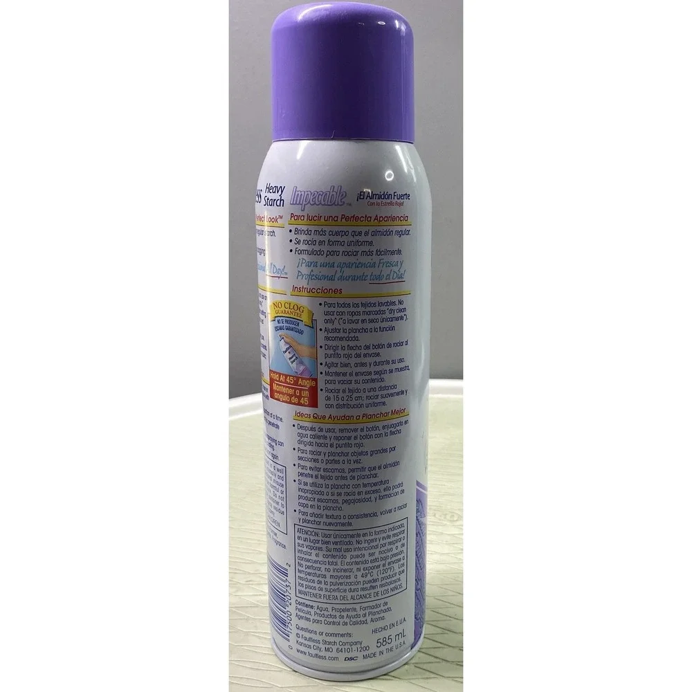 Faultless Professional Formula Heavy Starch Fresh lavender scent 20 oz. -- NEW‎